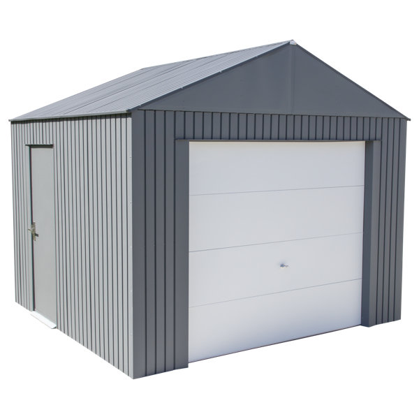 Sojag Remise de garage en métal 12 pi x 10 pi Everest | Wayfair.ca